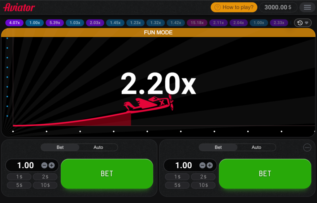 Игра Авиатор